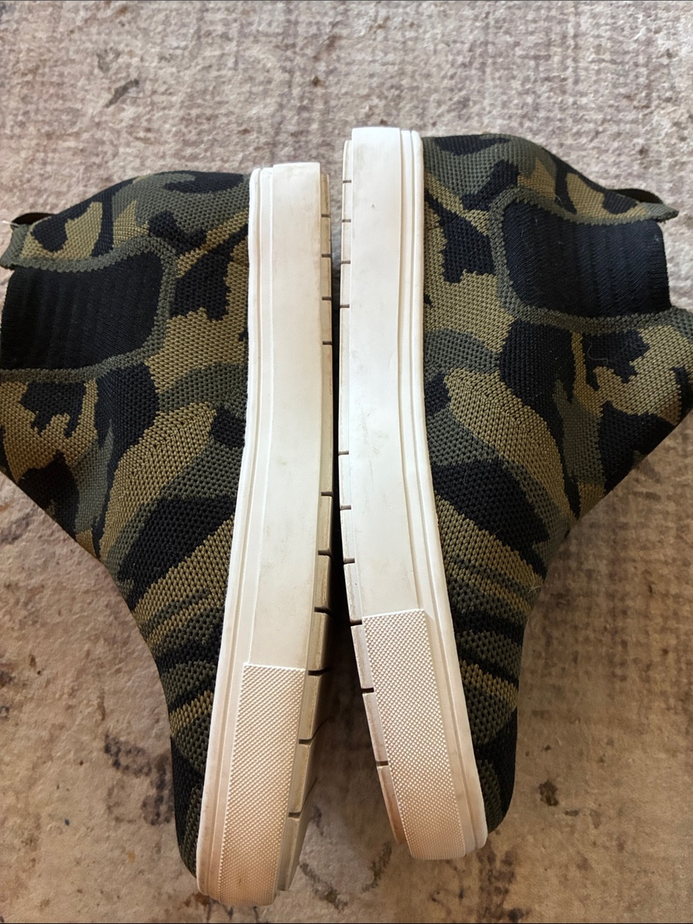 Steven By Steve Madden Chime Camo Knit Slip-On Sneakers 8.5 - Picture 3 of 6